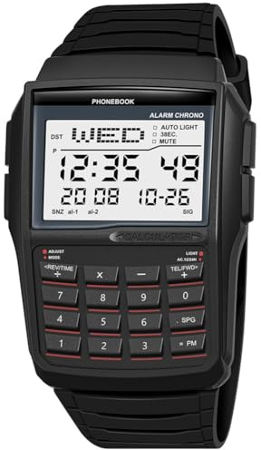 Dytabepl Digitaluhr LED Elektronische Digital Sport Uhr mit Taschenrechner, Rechenfunktionen, und Zeitanzeige, wasserdichte, Multifunktionale Uhr Armbanduhr für Kinder Schüler
