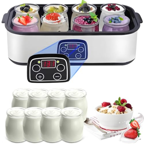 Yogurtiera Automatica con Display LCD e 8 Vasetti