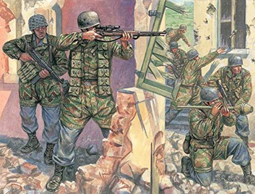 Italeri 510006045 – 1:72 2nd WW German Paratrooper Green