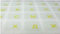 Selbstklebende Tastaturaufkleber für russische Tastatur mit transparenter Schutzschicht, 11x13mm, Gelb