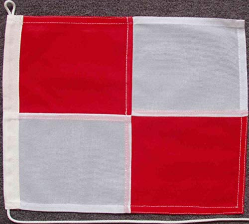 flaggenmeer® Signalflagge U - Uniform ca. 20 x 24 cm