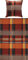 Erwin Müller warme Bettwäsche, Bettgarnitur Flanell Karo rot-braun Größe 155x220 cm (80x80 cm) - pflegeleicht, bügelleicht, 100% Baumwolle, mit Reißverschluss (weitere Größen)