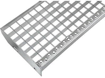 Einpress Treppenstufe EP Stufe Tritt Gitterroststufe 30x30 mm (900 x 270 mm)