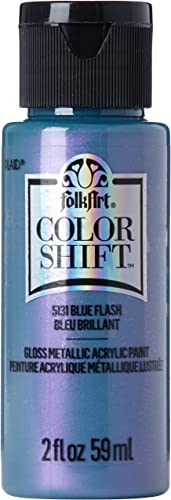 FolkArt 5131 Blue Flash 2 oz Colour Shift“-Farbe, Nicht zutreffend, Mehrfarbig, 59 ml (1er Pack), 59 Milliliter