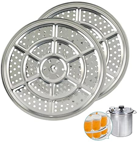 FONLLAM 11 Inch Canner Rack for Pressure - 2Pack Canning Rack for Pressure Canner - Compatible with Presto, All-American and More