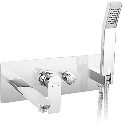 ALGEO SQUARE Robinet mitigeur encastrable bain + douchette