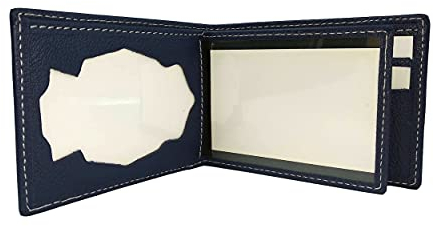 Portefeuille porte-plaque pour la police nationale espagnole, couleur bleue, Mod. 806