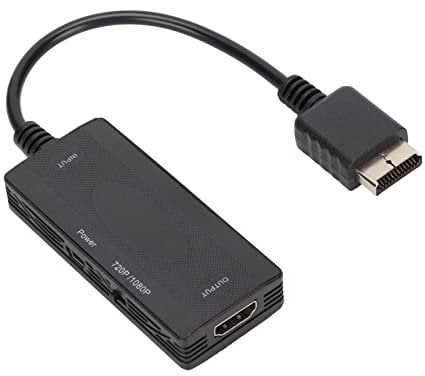 Bewinner PS2 to HDMI Converter Adapter, PS2 to HDMI Video Converter for HDTV HDMI Monitor, PS2 HDMI Cable Support HDMI 16:9, 4:3 Output Switch