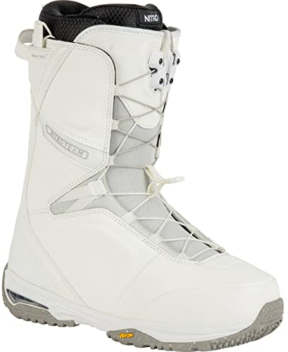 Nitro Herren Snowboards Team TLS '23 All Mountain Freeride Freestyle Schnellschnürsystem Boot Snowboardboot, White, MP 30,0 // EU 45 1/3 // US 12
