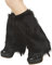 NICEYEA 40 cm in pelliccia sintetica scaldamuscoli pelosi costume legging calzini morbidi stivali stivali coprigambe lunghe scaldino per donne ragazze, Nero , Taglia unica