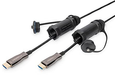 DIGITUS HDMI AOC Verbindungsk. 10m mit Schutzhülse 4K Digital/Display/Video 10 m