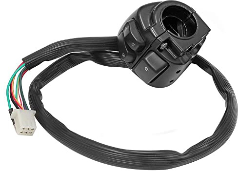 Moto noir 1 guidon clignotant interrupteur de commande for Harley XL883 Sportster Dyna V-ROD Softail