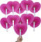Bestage 20 Pieces Decorative Paper Folding Hand Fans Handheld,Pink Heart Wedding Foldable Fans Chinese and Japanese Fans Bulk for Bridal Guest Church Party Favors Dancing Birthday DIY