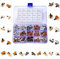 Kidisoii Slide Switch Assorted Kit, Mini Micro PCB Panel Slide Switch 2Pin 3Pin 4Pin ON/Off ON/Off/ON Switch Arduino Breadboard Electronic Dip SlideSwitch for Electronics DIY Assortment Kit