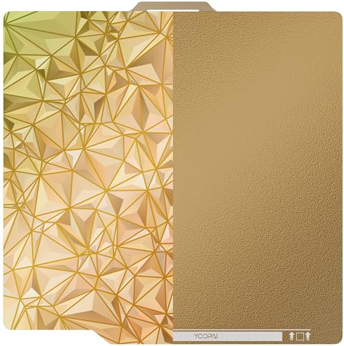 YOOPAI Doppelseitiges PEI+PEO-Blatt, 257 x 257 mm, 3D-Druckerbett für Bambu Lab A1, X1, X1C/P1P/P1S 3D-Drucker