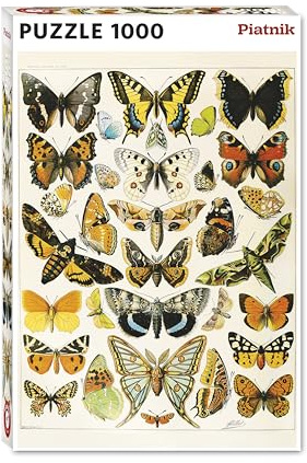 Piatnik 5704 - Millot - Butterflies and Moths 1000 Teile Puzzle