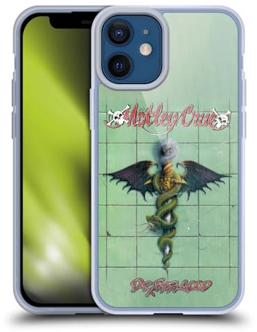 Head Case Designs Offizielle Motley Crue Dr. Feelgood Alben Softgelhülle Kompatibel Mit Apple iPhone 12 Mini Und Kompatibel Mit Magsafe Zubehör
