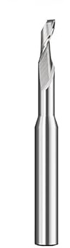 Broca de grabado de vástago de 8mm, fresa de extremo en espiral de carburo de flauta única, vástago recto, fresas HSS for herramientas CNC de aluminio, 1 ud.(8x8x30x120mm)