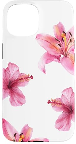 Collage de fleurs estivales Tiger Lily Hibiscus Hawaii Beach Coque pour iPhone 15