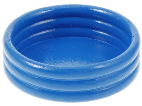 Vaguelly Piscine Miniature Modèle Piscine Enfant Piscine Jouets De Plage Piscines pour Jouets Maison De Poupée Miniature Décor De Plage Piscine Gonflable pour L'Extérieur Mini