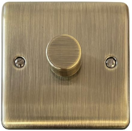 Antique Brass LED Dimmer Switch (1 Gang/120W) - BAB15