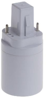 Lodoot Adaptador de bombilla LED G24 a E27 con rosca