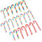Amosfun 20pcs DIY Candy Canes Kreative Telefonhülle Ornament Weihnachtsbaumanhänger