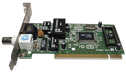 SIMPLETEK - Netzwerkkarte Ethernet LAN RJ-45 10Base K0238011 BNC PCI 32 Bit (generalüberholt)
