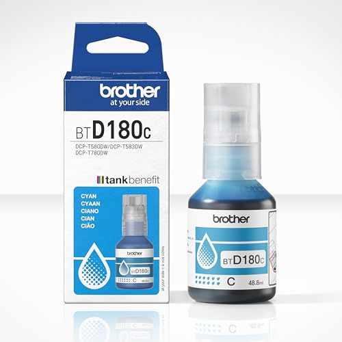 Brother Tintenflasche BTD180C, Cyan