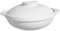 FUNNETOYU Casseruole Resistente Alla Temperatura Ad Alta Temperatura Porcellana Calderone Cucina Smalto Zuppa Pentola Domestico Isolato Argilla Induzione Casseruola Ceramica Bianca
