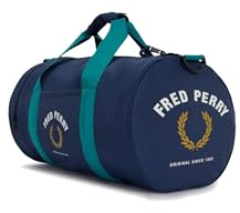 Fred Perry Sport Nylon Large Barrel Bag, blau, Lässig