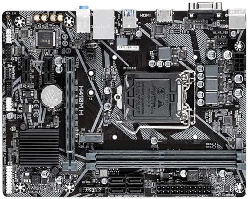 Placa Base H410M H H410 DDR4 de 64 GB M.2 Compatible con CPU i9-10900F i5-10600K i3-10100T G6600