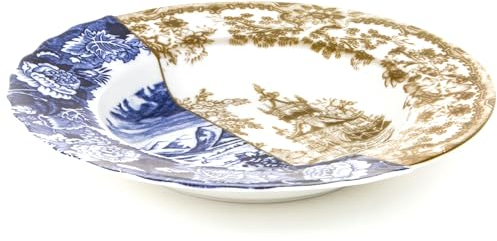 SELETTI Assiette creuse en porcelaine Ø 25,4 H.4,2 Hybrid-Sofronia
