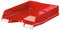 HAN Briefablage Viva, 5 STÜCK, stilvolle Elegante Design-Briefablage in Premium-Qualität. DINA4/C4, mit Beschriftungsclips, 10275-17, rot