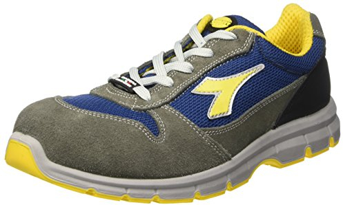 Utility Diadora 701.158619 - Scarpa Antifortunistica Bassa Unisex – Adulto, Grigio Grigio Castello Blu Insegna, 42 EU