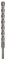 Bosch 2608831049 SDS Plus-3 Hammer Drill Bit, 0 V, Grey, 18 x 250 x 300 mm