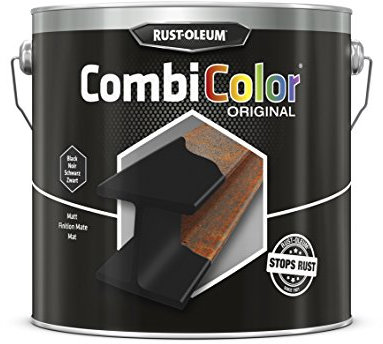 RUST-OLEUM 7378.2.5 Combicolor Original, Superior Metal Protection, Direct To Rust, Matt black