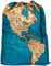 Kikkerland Wäschesäcke, Stoff, Blau 41cm x 56cm capacity 20l