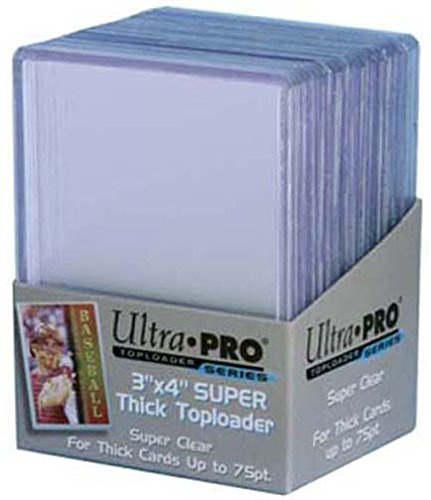 Ultra Pro 25 3 x 4 Toploader Thick - 75pt