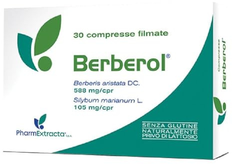 BERBEROL CPR | Berberina da Berberis aristata, Silimarina da Silybum marianum, Supporto glicemico e lipidico