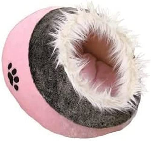 Trixie 36301 Kuschelhöhle Minou, 35 × 26 × 41 cm, rosa/grau