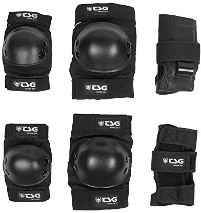 TSG Unisex beschermingsset Satz Von Schutz, Schwarz, 90 EU