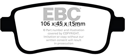 EBC Brakes DP32025C Redstuff Bremsbeläge