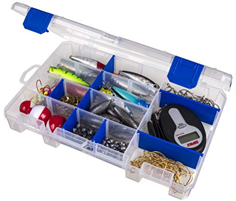 PLANO ProLatch 3600 StowAway- Bulk,Fishing tackle box, Plastic Box, Plastic Storage Organizer Box with Removable Dividers, Tackle Tray for Crankbaits, Softbaits, hooks and other fishing equipment