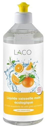 Líquido lavavajillas ecológico, caléndula ecológica, bote de 500 ml