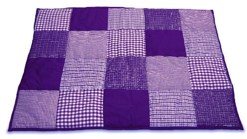 TAFTAN BX -197 100% Baumwolle Karierter Patchwork Krabbeldecke, 100 x 80 cm, in 10 farben verfügbar