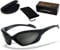 HELLY® - No.1 Bikereyes® | Bikerbrille, Motorradbrille, Motorrad Sonnenbrille | winddicht, gepolstert, beschlagfrei, bruchsicher | TOP Tragegefühl (polarisierend [1328])