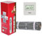 elektrische Fußbodenheizung FOXYMAT.SL (160 Watt pro m²) mit Thermostat QF-WHITE, 2.0 m² (0.5m x 4m)