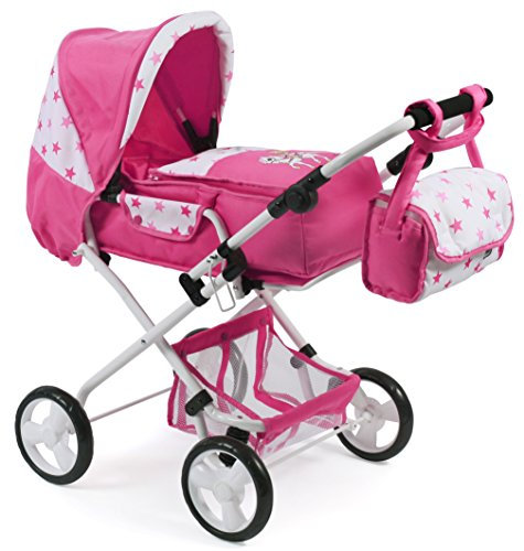 Bayer Chic 2000 586T89 Kombi-Puppenwagen Bambina, Pony & Princess