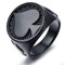 Beydodo Ringe Edelstahl Männer, Ring Personalisiert Poker Pik Freundschaftsringe Herren Ringe Gothic Gr.67 (21.3)